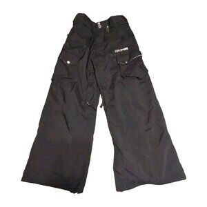 Volcom Youth Snowboard Pants M, Black Waterproof Insulated Ski Gear